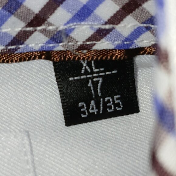 COOGI CLASSIC BUTTON UP LONG SLEEVE WHITE, DRESS SHIRT, MENS XL, - Picture 4 of 9